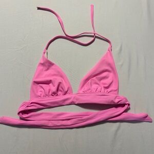 Victoria's Secret Hot Pink Bikini Top Size Small